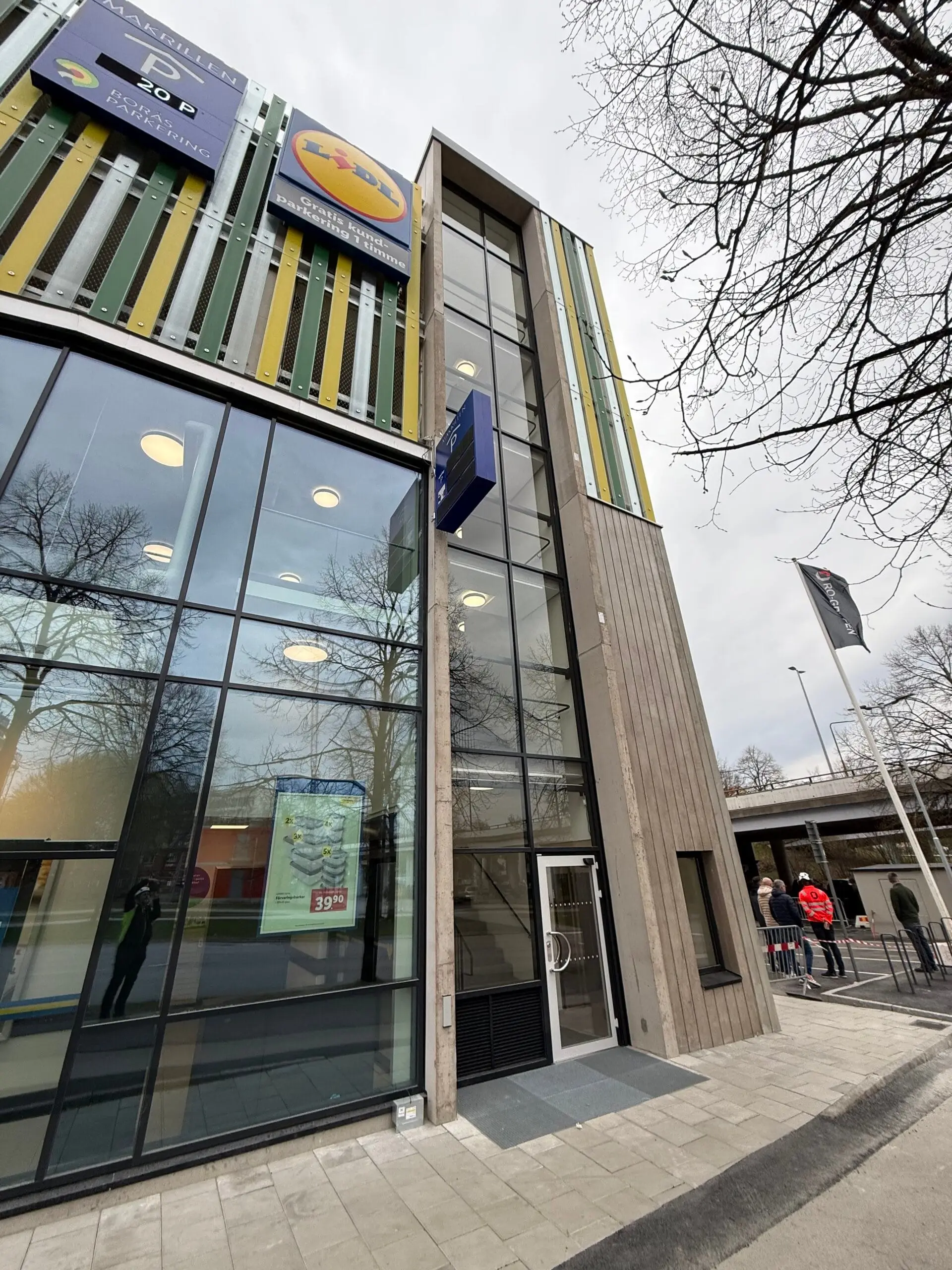 Lidl Borås – fasader & fasadsystem