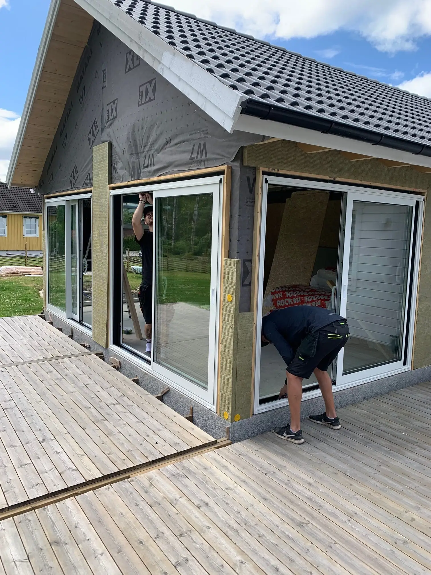 Sjömarken – skjutdörrar